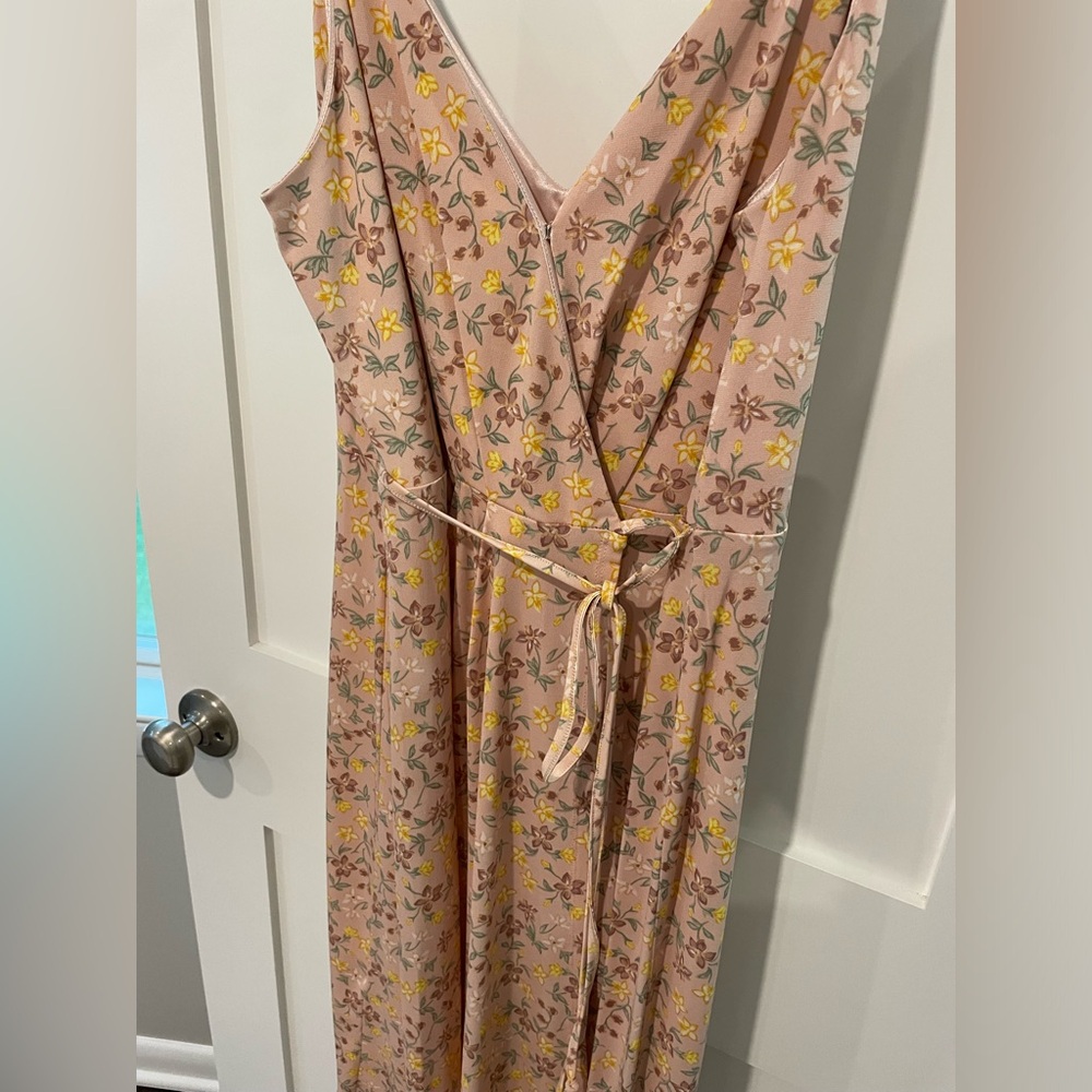BCBG NWT surplice neck dress floral print - Picture 2 of 3